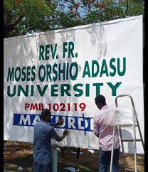 Moses Orshio Adasu University